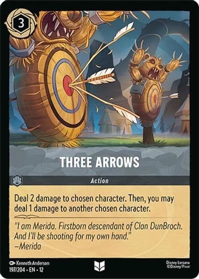 Three Arrows Wilds Unknown Lorcana card