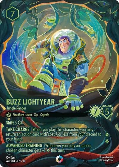 Buzz Lightyear Jungle Ranger Iconic Wilds Unknown Lorcana card