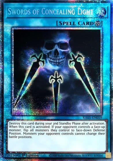 Swords of Concealing Light Starlight Rare Rarity Collection 5 Yu-Gi-Oh! card