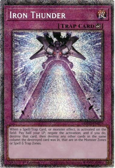 Iron Thunder Starlight Rare Rarity Collection 5 Yu-Gi-Oh! card