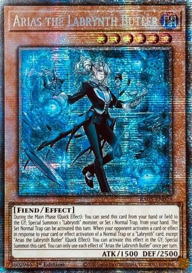Arias the Labrynth Butler Starlight Rare Rarity Collection 5 Yu-Gi-Oh! card