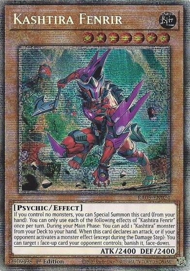 Kashtira Fenrir Starlight Rare Rarity Collection 5 Yu-Gi-Oh! card