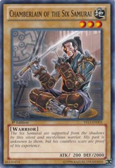 Chamberlain of the Six Samurai Super Starter: V for Victory Yu-Gi-Oh! card