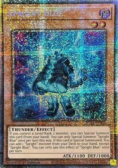 Spright Blue Starlight Rare Rarity Collection 5 Yu-Gi-Oh! card