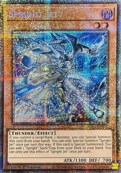 Spright Jet Starlight Rare Rarity Collection 5 Yu-Gi-Oh! card