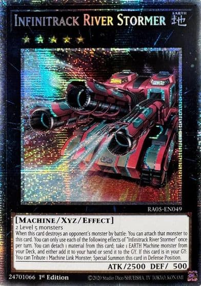 Infinitrack River Stormer Starlight Rare Rarity Collection 5 Yu-Gi-Oh! card