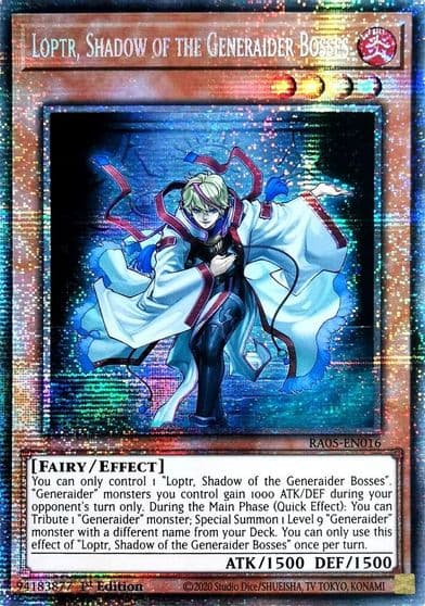 Loptr Shadow of the Generaider Bosses Starlight Rare Rarity Collection 5 Yu-Gi-Oh! card