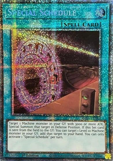 Special Schedule Starlight Rare Rarity Collection 5 Yu-Gi-Oh! card