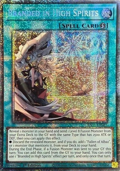 Branded in High Spirits Starlight Rare Rarity Collection 5 Yu-Gi-Oh! card