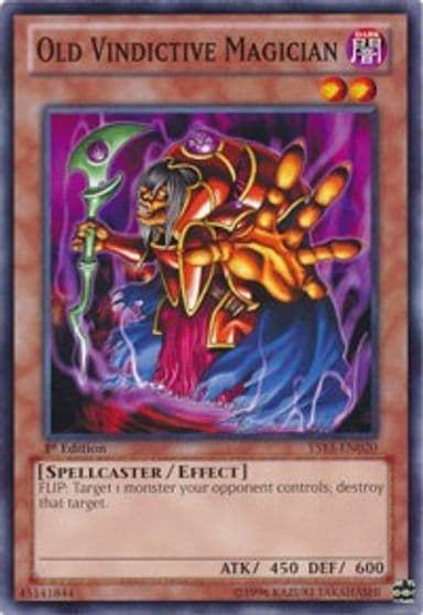 Old Vindictive Magician Super Starter: V for Victory Yu-Gi-Oh! card