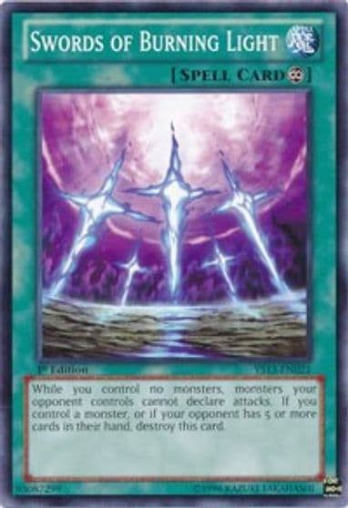 Swords of Burning Light Super Starter: V for Victory Yu-Gi-Oh! card