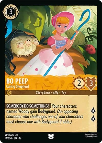 Bo Peep Caring Shepherd Wilds Unknown Lorcana card