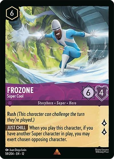 Frozone Super Cool Wilds Unknown Lorcana card