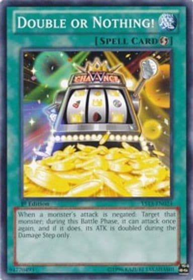 Double or Nothing Super Starter: V for Victory Yu-Gi-Oh! card
