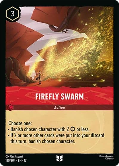 Firefly Swarm Wilds Unknown Lorcana card