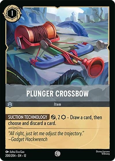 Plunger Crossbow Wilds Unknown Lorcana card