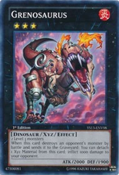 Grenosaurus Super Starter: V for Victory Power-Up Pack Yu-Gi-Oh! card