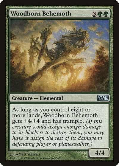 Woodborn Behemoth Magic 2014 (M14) Magic card