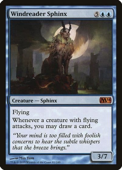 Windreader Sphinx Magic 2014 (M14) Magic card