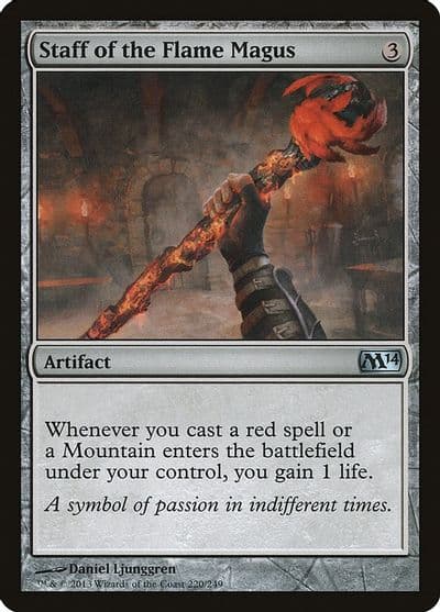 Staff of the Flame Magus Magic 2014 (M14) Magic card