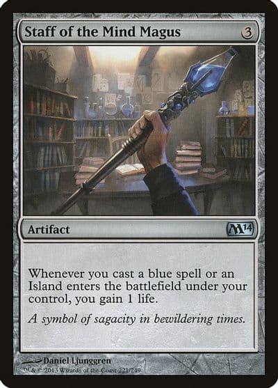 Staff of the Mind Magus Magic 2014 (M14) Magic card