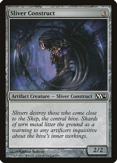 Sliver Construct Magic 2014 (M14) Magic card