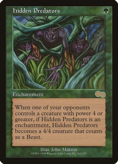 Hidden Predators Urza's Saga Magic card