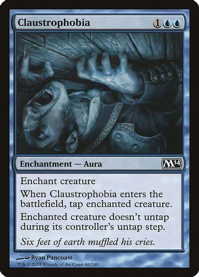 Claustrophobia Magic 2014 (M14) Magic card