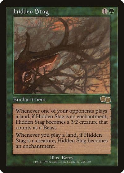 Hidden Stag Urza's Saga Magic card