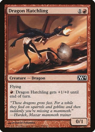 Dragon Hatchling Magic 2014 (M14) Magic card