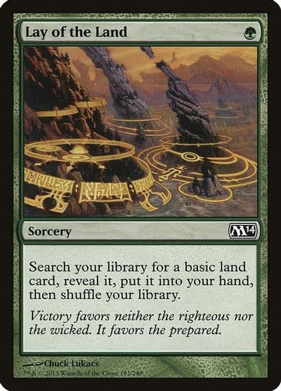 Lay of the Land Magic 2014 (M14) Magic card