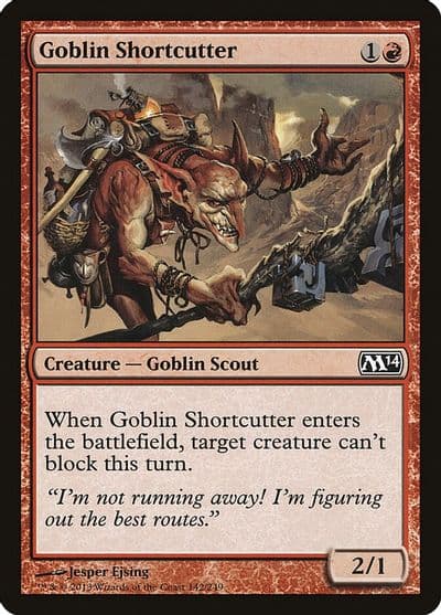 Goblin Shortcutter Magic 2014 (M14) Magic card