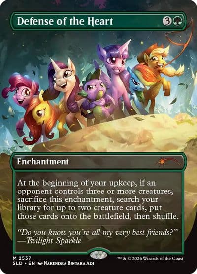 Defense of the Heart Secret Lair Drop Series Magic card