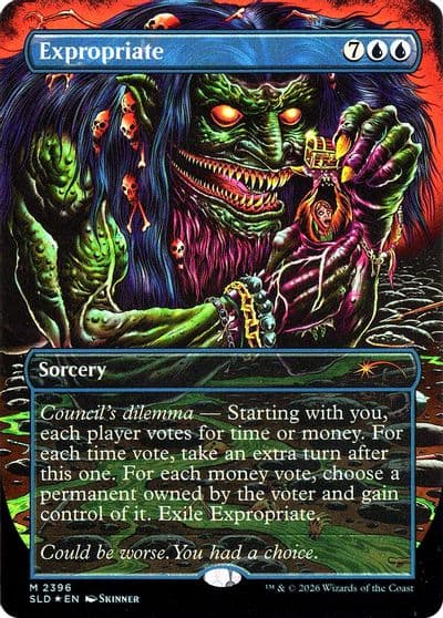 Expropriate Secret Lair Drop Series Magic card
