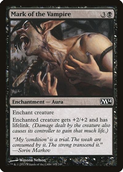 Mark of the Vampire Magic 2014 (M14) Magic card