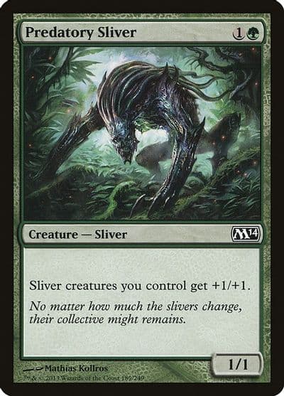 Predatory Sliver Magic 2014 (M14) Magic card