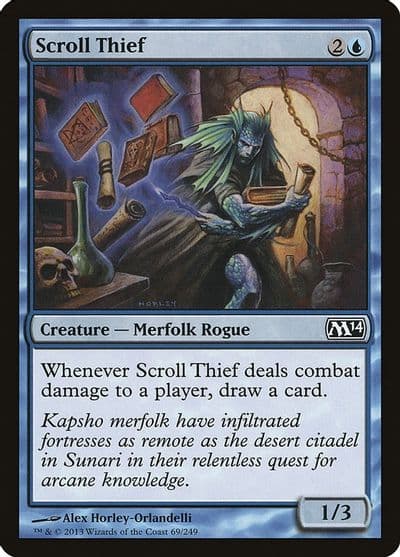 Scroll Thief Magic 2014 (M14) Magic card