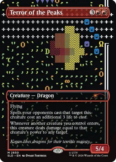 Terror of the Peaks Secret Lair Drop Series Magic card