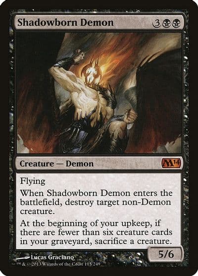 Shadowborn Demon Magic 2014 (M14) Magic card