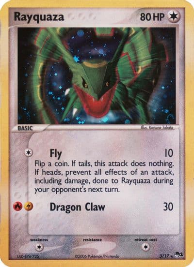 Rayquaza (2006) Blister Exclusives Pokemon card