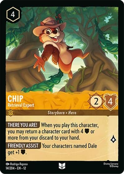 Chip Retrieval Expert Wilds Unknown Lorcana card
