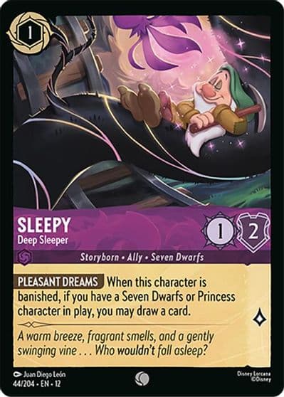 Sleepy Deep Sleeper Wilds Unknown Lorcana card
