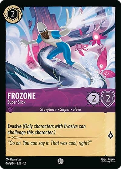 Frozone Super Slick Wilds Unknown Lorcana card