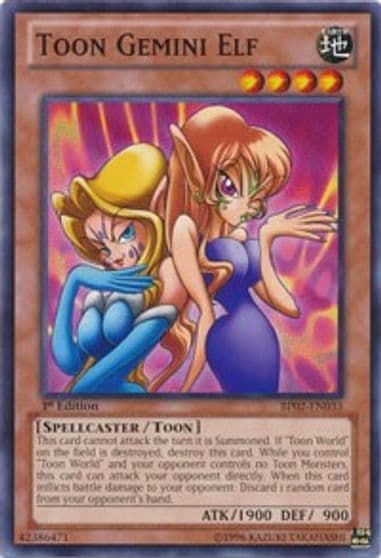 Toon Gemini Elf Battle Pack 2: War of the Giants Yu-Gi-Oh! card