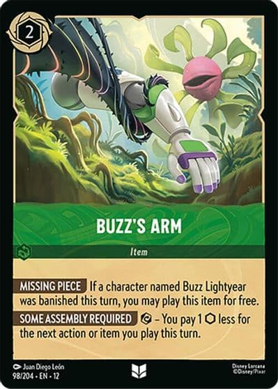 Buzzs Arm Wilds Unknown Lorcana card