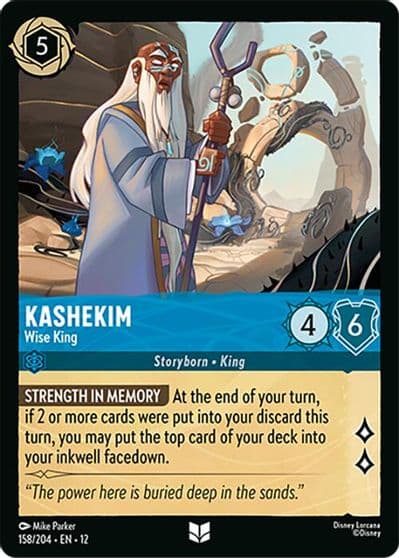 Kashekim Wise King Wilds Unknown Lorcana card
