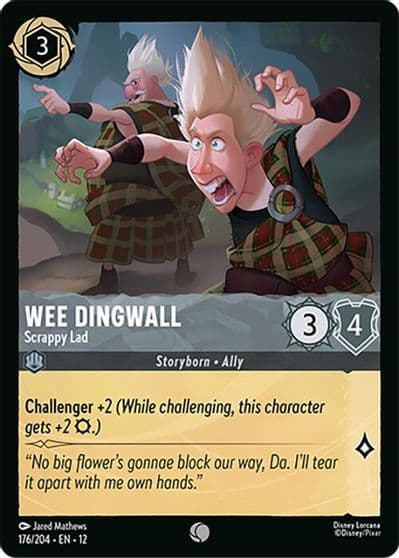 Wee Dingwall Scrappy Lad Wilds Unknown Lorcana card