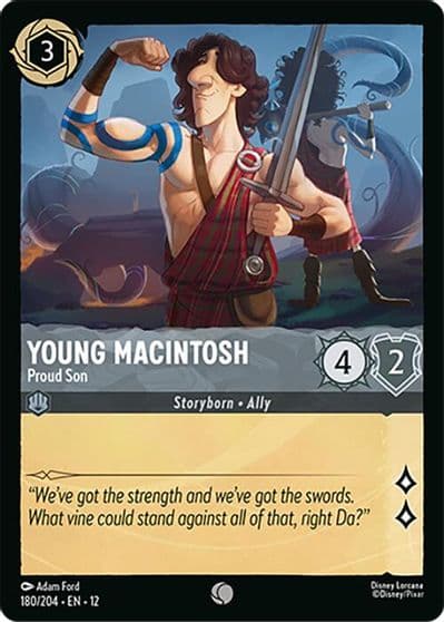 Young Macintosh Proud Son Wilds Unknown Lorcana card