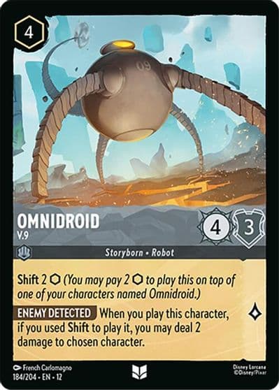 Omnidroid V9 Wilds Unknown Lorcana card