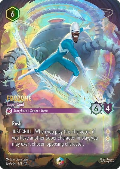 Frozone Super Cool Enchanted Wilds Unknown Lorcana card